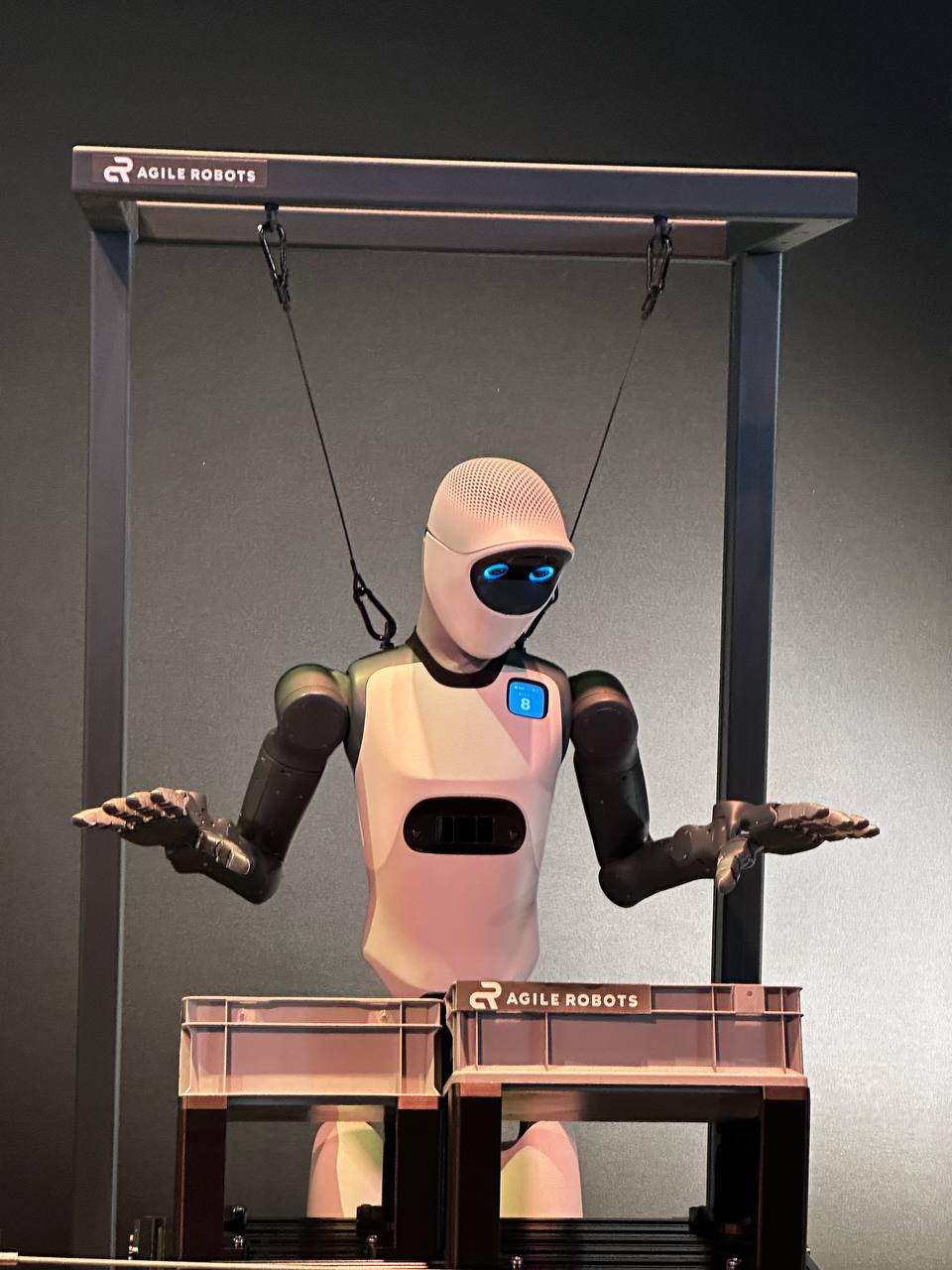 Agile Robots humanoid robot demonstration at GTC 2026
