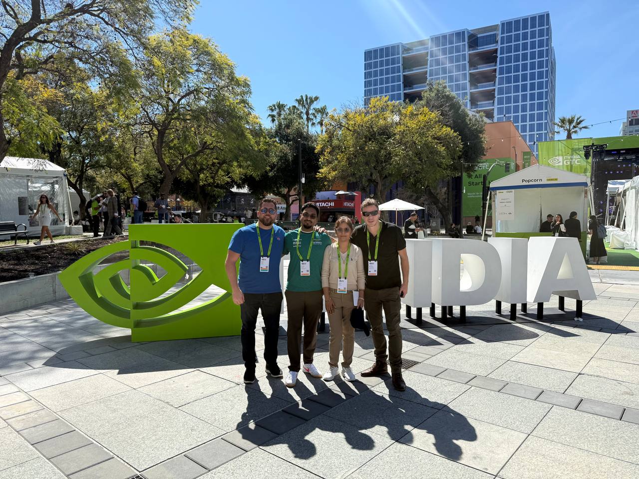 The PODTECH team at NVIDIA GTC 2026 in San Jose
